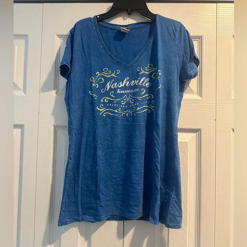 EMI blue Nashville T-shirt